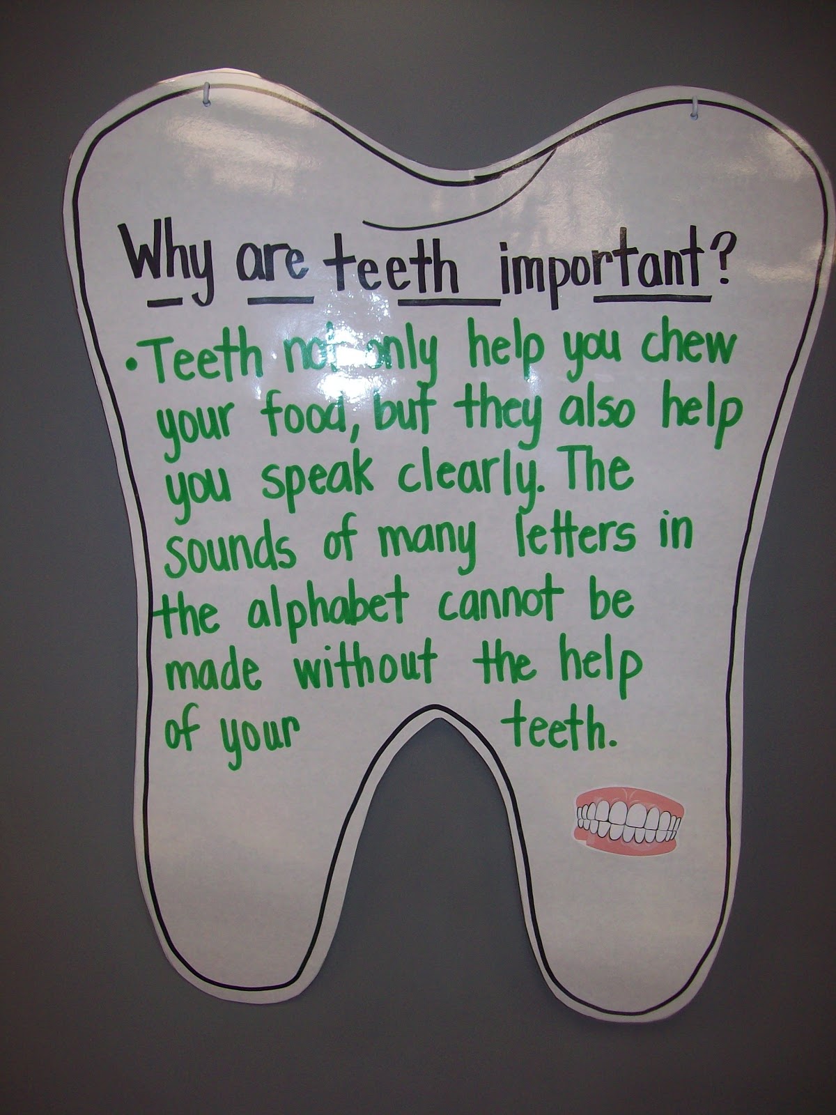 Poor oral hygiene picture