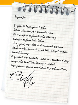 Created For Just One Purpose Contoh Surat Cinta