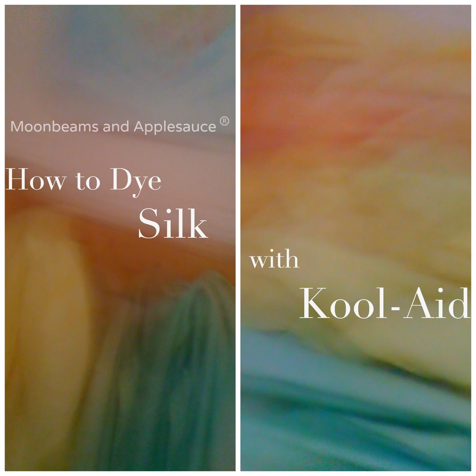 How to Dye Silk with Koolaid