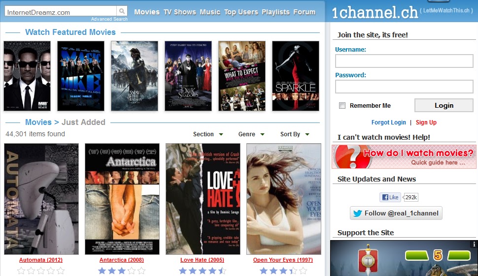 Watch Latest English Movies Online On Megavideo