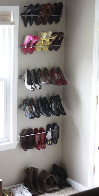 The Frosting on the Cake Cheap and Easy Shoe Storage with