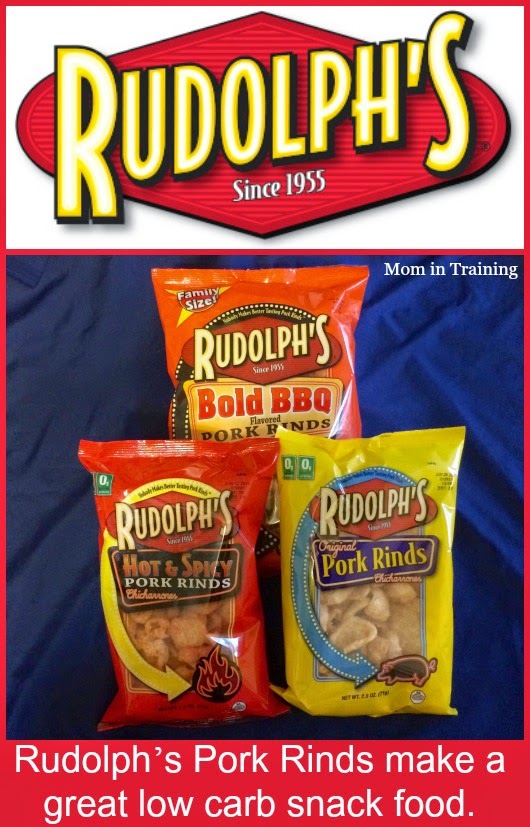 Stacy Tilton Reviews Rudolph’s Pork Rinds make a great low carb snack