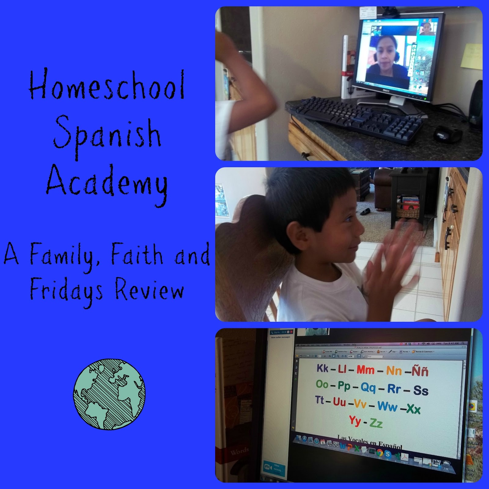 Family, Faith, and Fridays TOS CREW Review Homeschool Spanish Academy