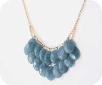 Collana Statement celeste
