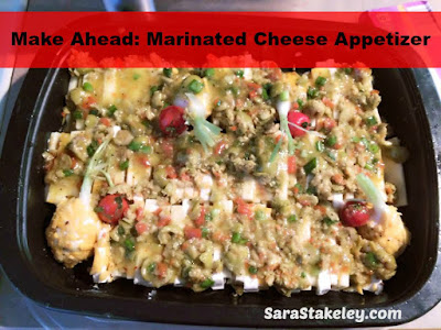 Make Ahead: Marinated Cheese Appetizer Make Ahead: Marinated Cheese Appetizer