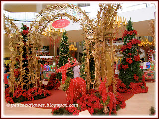2012 Christmas decorations seen inside the Pavilion KL shopping mall