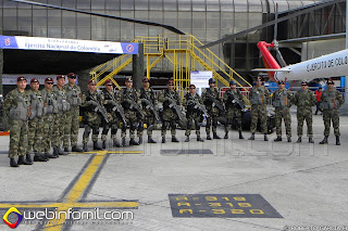 Comandos de la División de Aviación Asalto Aéreo del Ejército de Colombia.