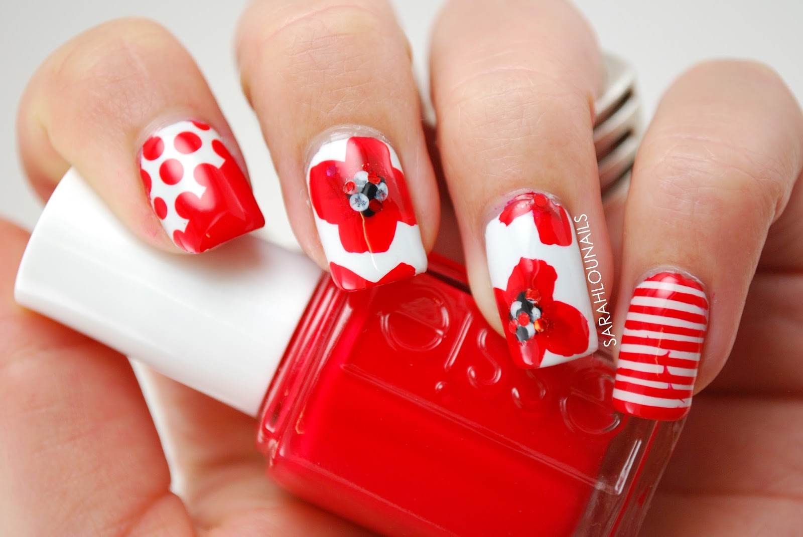 Sarah Lou Nails Red Nails for Taylor Swift!