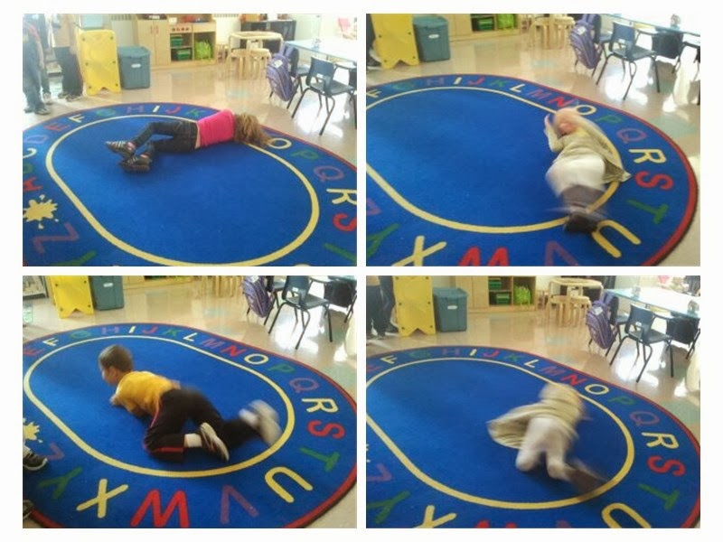 Mrs. Arsenault's Kindergarten: Practicing Stop, Drop & Roll