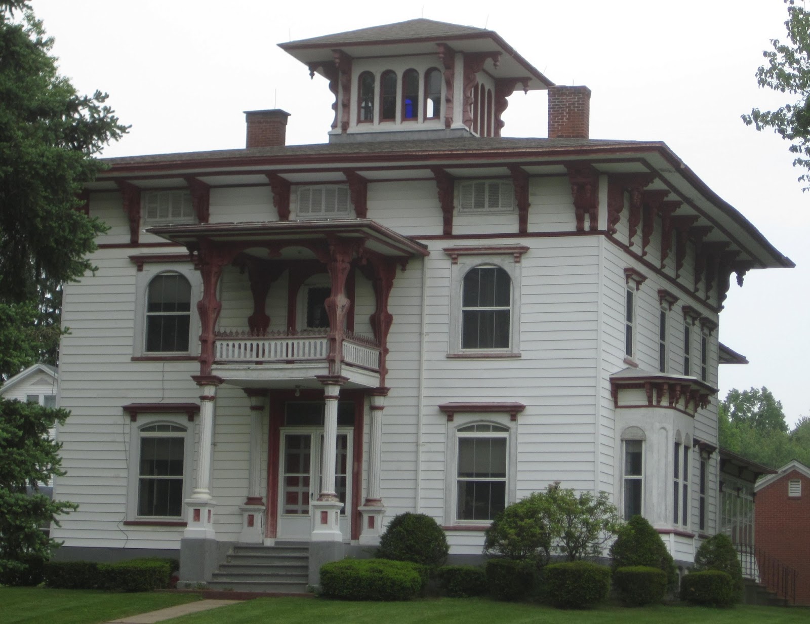 The Picturesque Style Italianate Architecture The W. Loomis