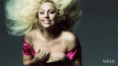 Tu Cantante Femenina Favorita. Lady+Gaga+Vogue+September+2012+GIF+(3)