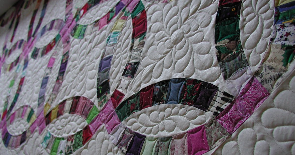 Nuts and Bolts Quilting Company Double Wedding Ring in progress