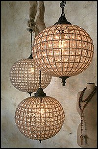 Old World glamor Globe Chandelier
