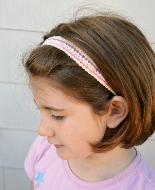 Crochet Dynamite Basic Striped Headband