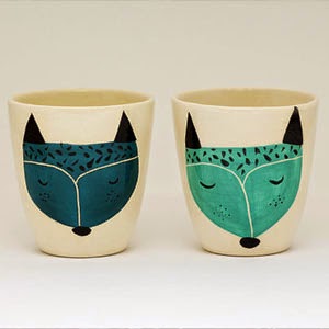 Ma Bicyclette - Buy Handmade - Ceramics - Marinski Handmades - Fox Cups