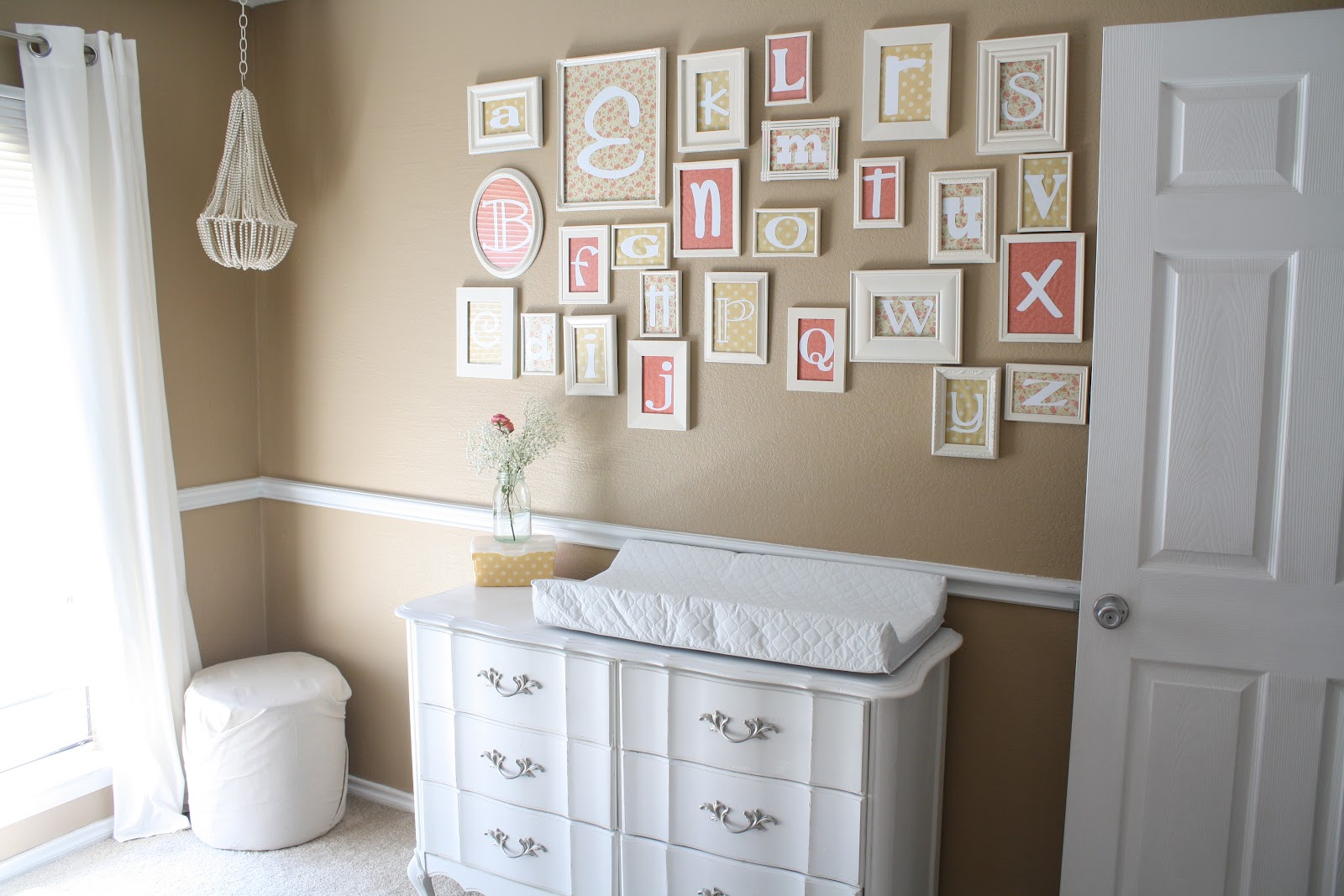 Alphabet Neutral Nursery Design Dazzle