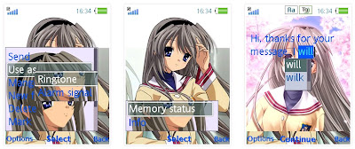 坂上智代@CLANNAD SonyEricsson手機主題for Elm/Hazel/Yari/W20﹝240x320﹞
