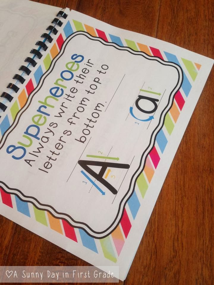 Write Like a Superhero!!! | A Sunny Day in First Grade