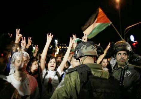 Manifestação Manifestação contra a expulsão dos beduinos do Negev