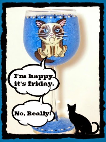 Grumpy Cat Painted Wine Glass Grumpy Cat Painted Wine Glass via kudoskitchenbyrenee.com