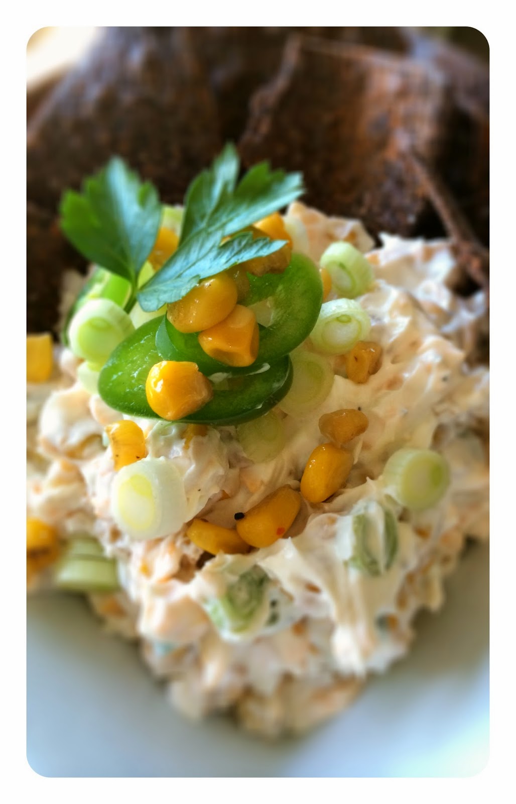 Cool Campus Cooking Roasted Corn & Jalapeño Dip