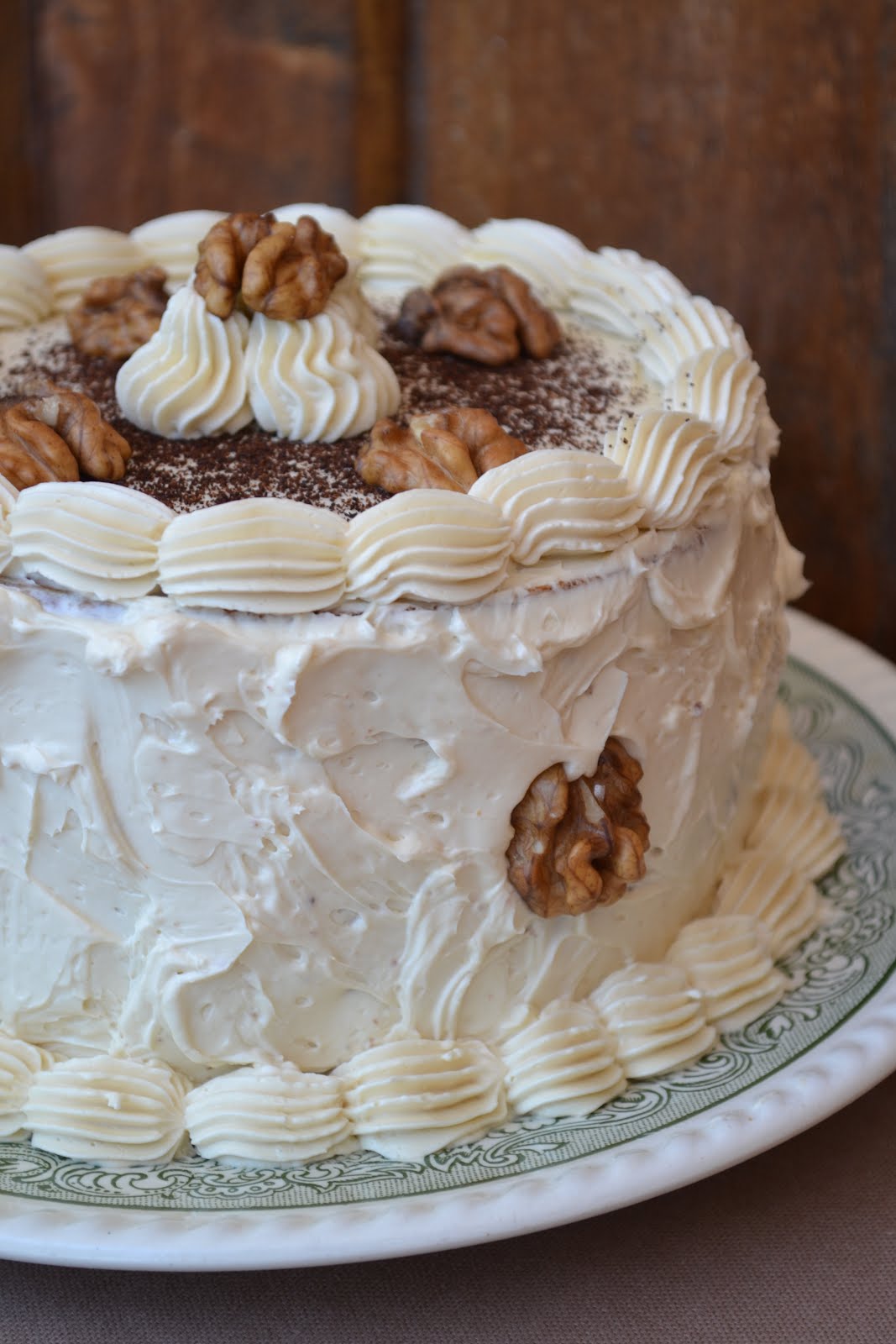 Hau bai gozo! Layer cake de café y nueces