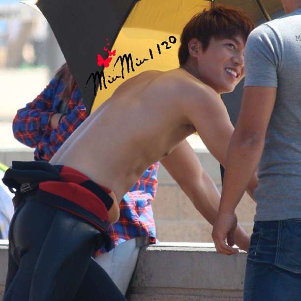 Lee Min Ho - "The Heirs" Filming - 18.09.2013.