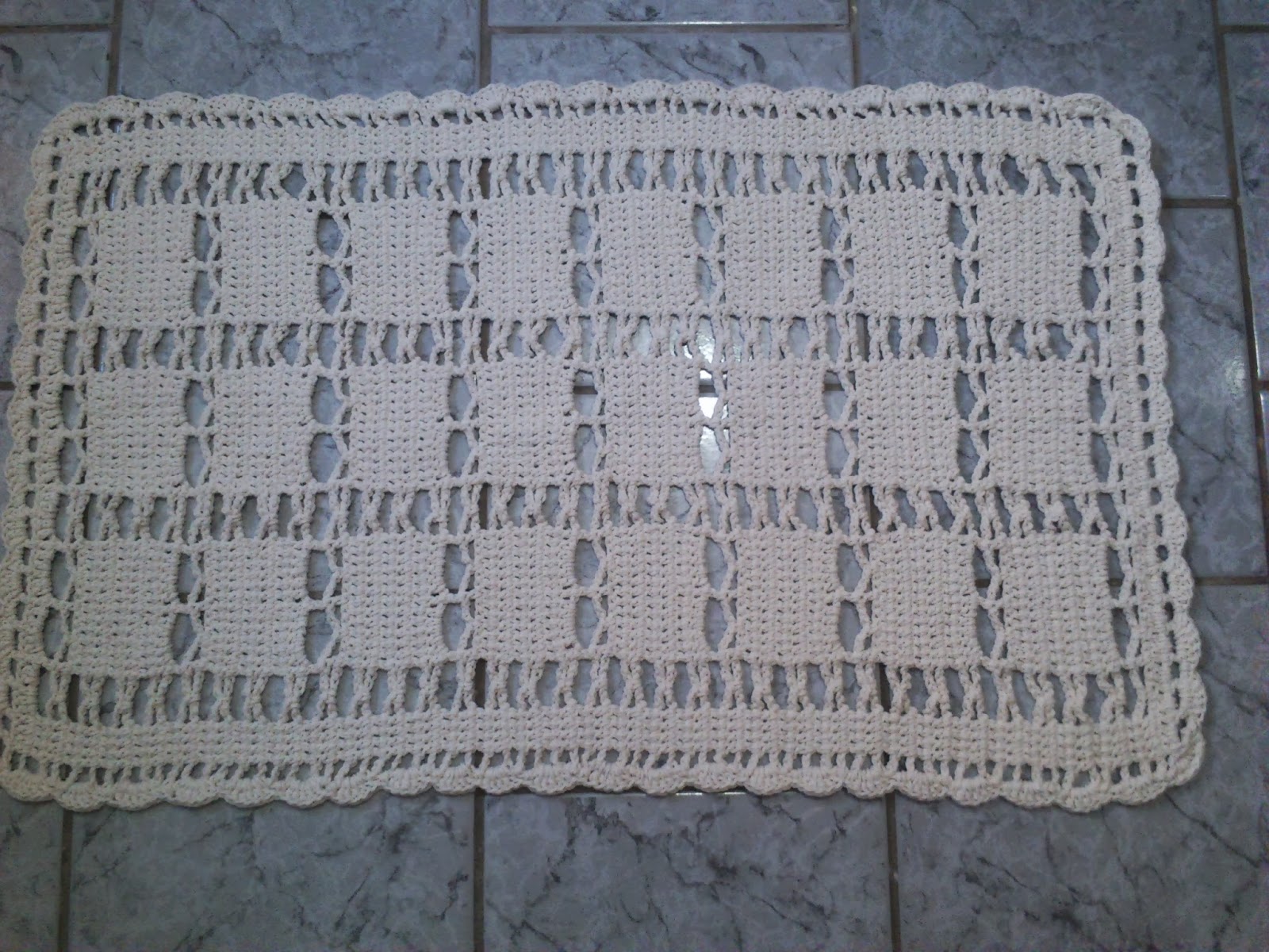 Dona Dalva Artesanatos Tapete de Crochê Simples -> Tapete Para Banheiro Croche Simples Dona Dalva Artesanatos Tapete de Crochê Simples -> Tapete Para Banheiro Croche Simples