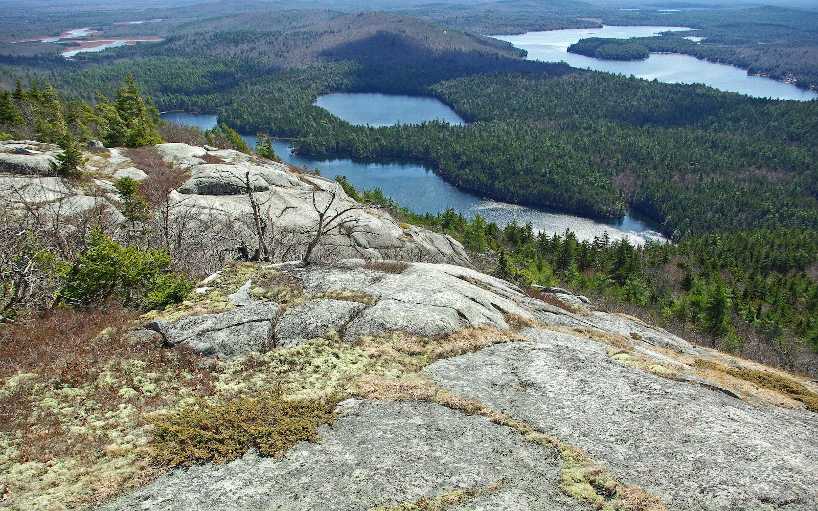 Hiking in Maine with Kelley 4/13/12 Tunk Mountain from Myrick Pond Road