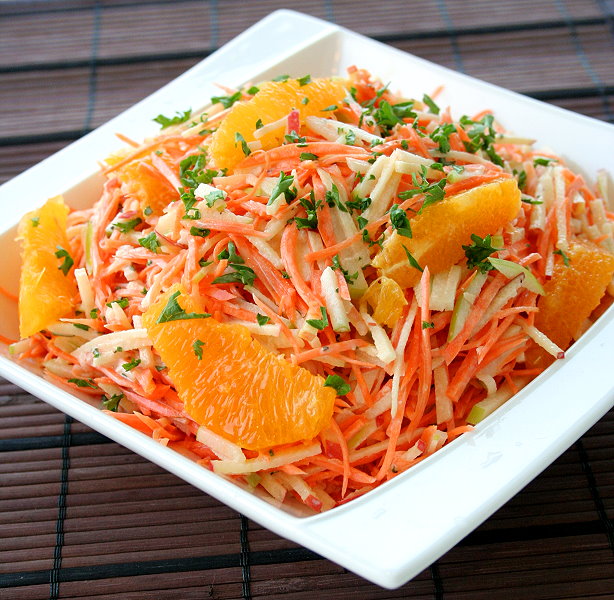 Table for 2.... or more Apple, Carrot and Orange Coleslaw Salad Week 3
