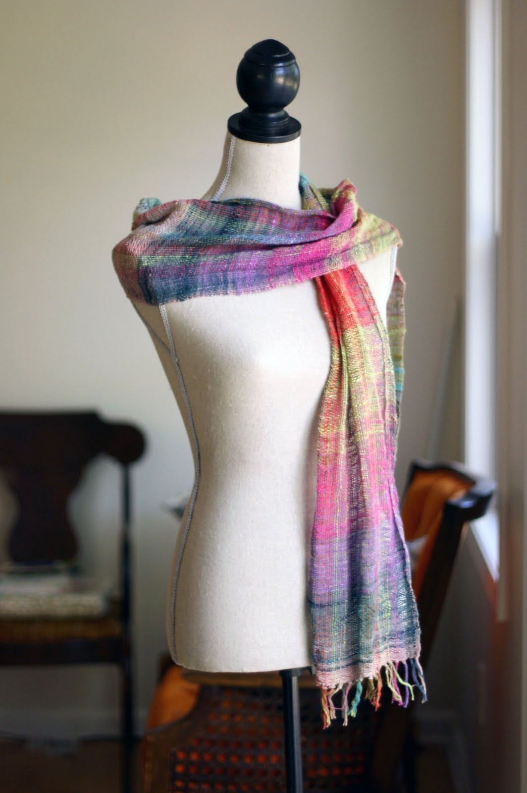 French Press Knits Weaving with Noro