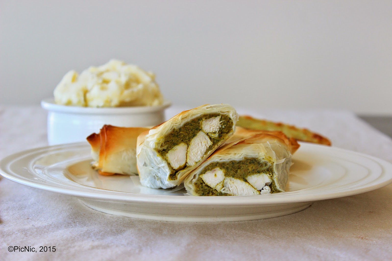 PicNic Chicken and Spinach Filo Parcels