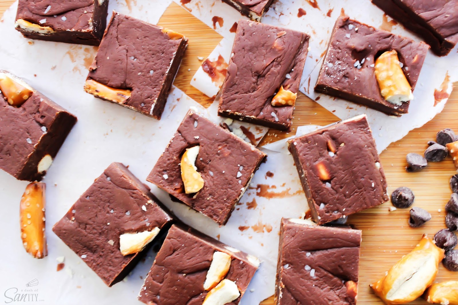 Peanut Butter Pretzel Fudge Love Bakes Good Cakes