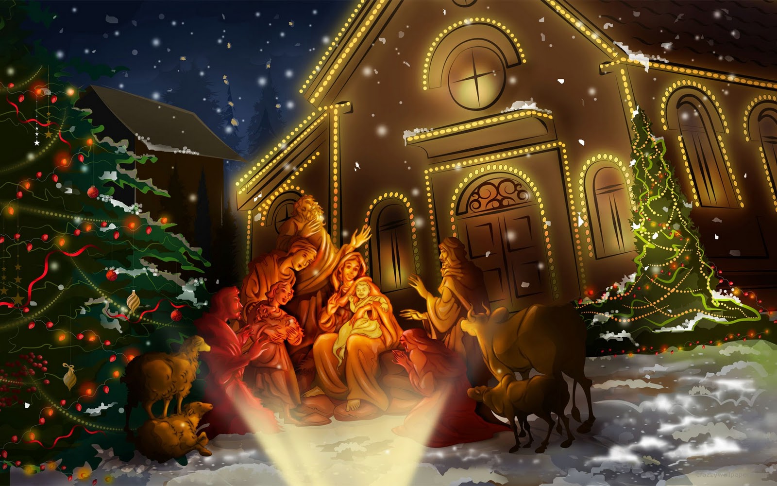 animated christmas wallpapers free |Desktop Wallpapers