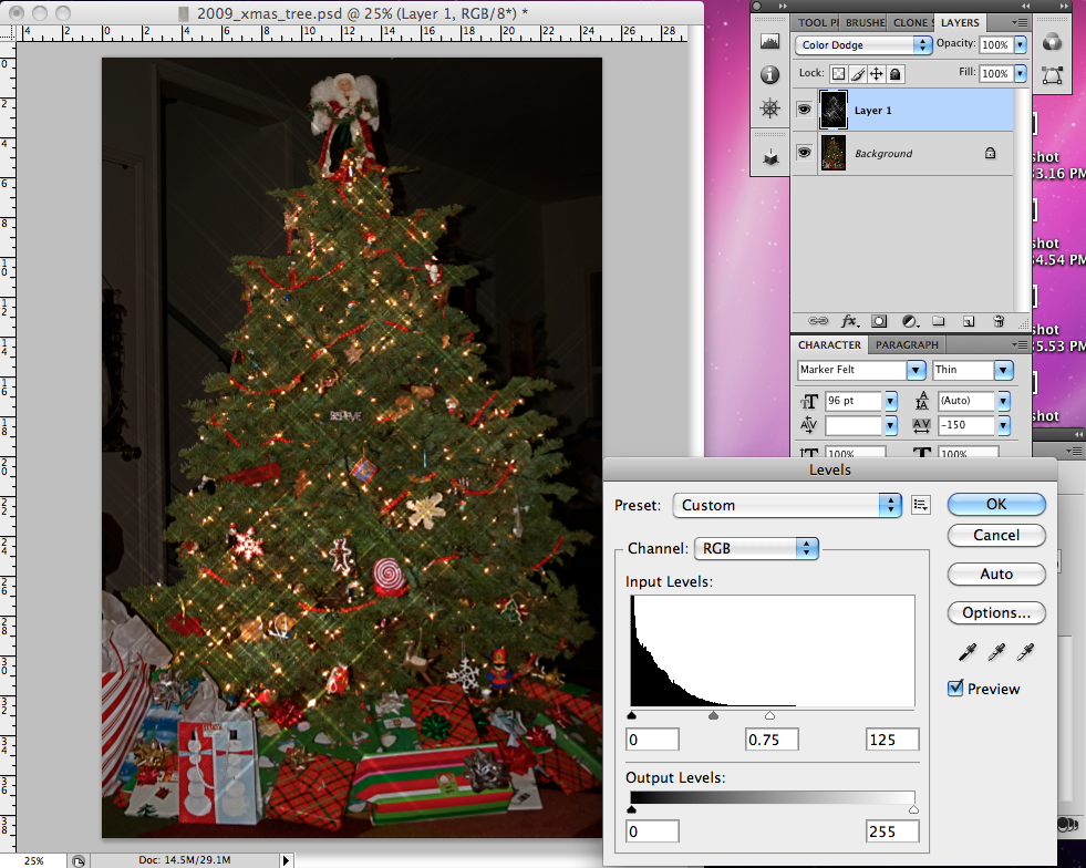 You're Killing Me Smalls! Creating a star filter effect in CS4