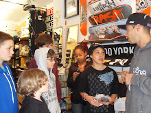 Pro skater Jackson Curtain visits the SF Skate Club