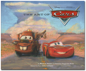 Book cover showing Mater and McQueen