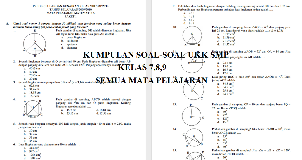 Soal bahasa inggris kelas 9 semester 1 dan kunci jawaban picture