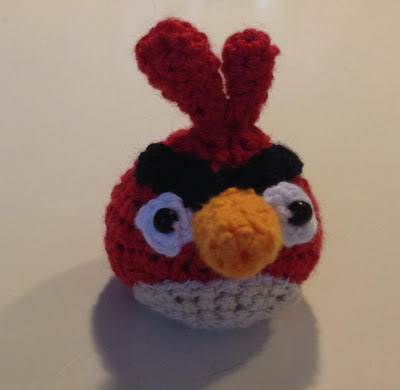 angry bird hækling
