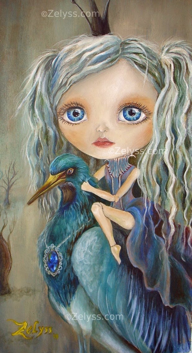 "Princess Lia and the bluebird"