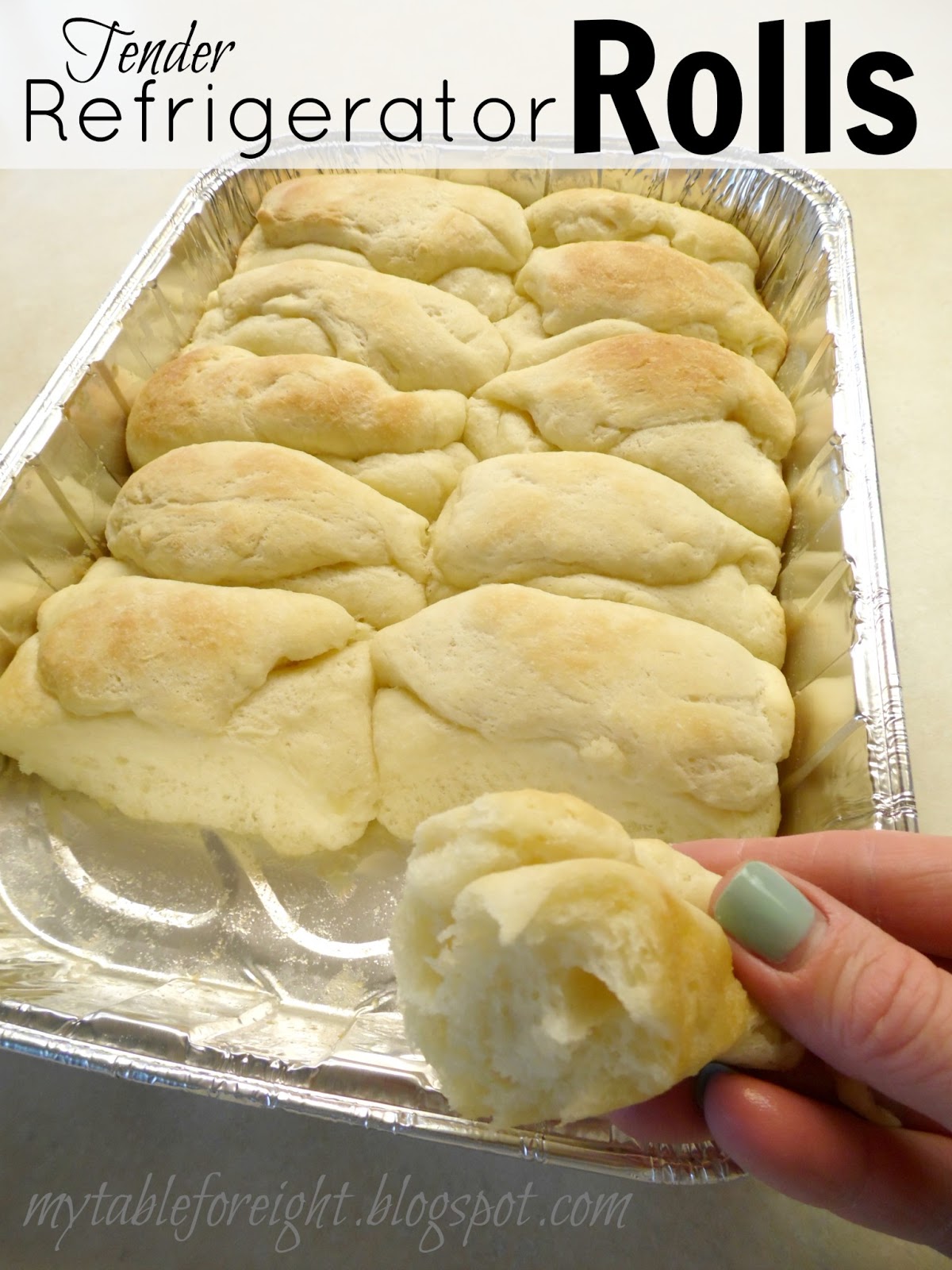 My Table For Eight {by Jen} Tender Refrigerator Rolls