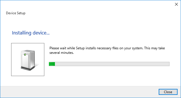 Install drivers windows 10