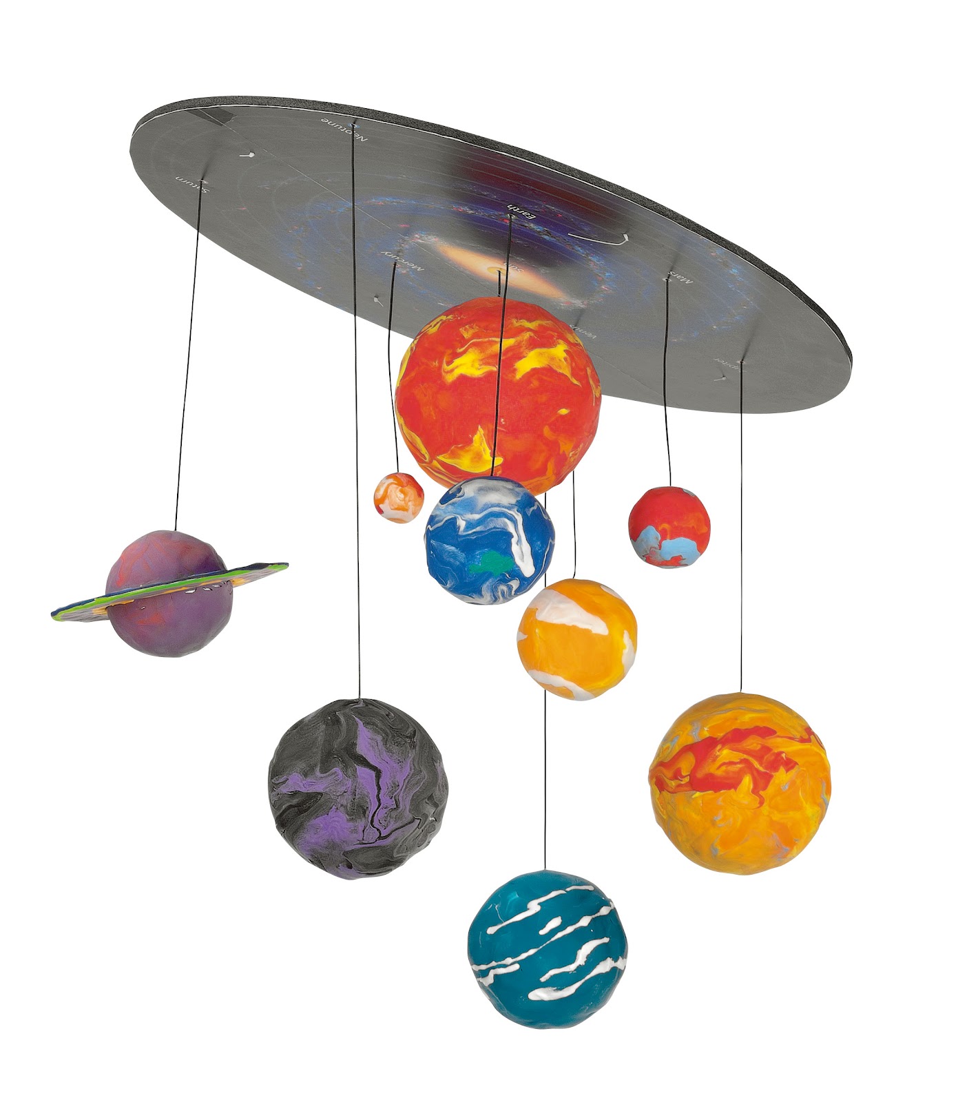 Kids Solar System Mobile Projects