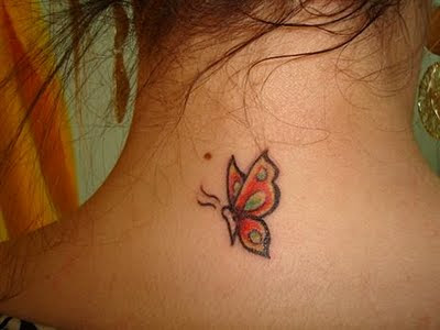 Tatuagens nas Costas borboletas