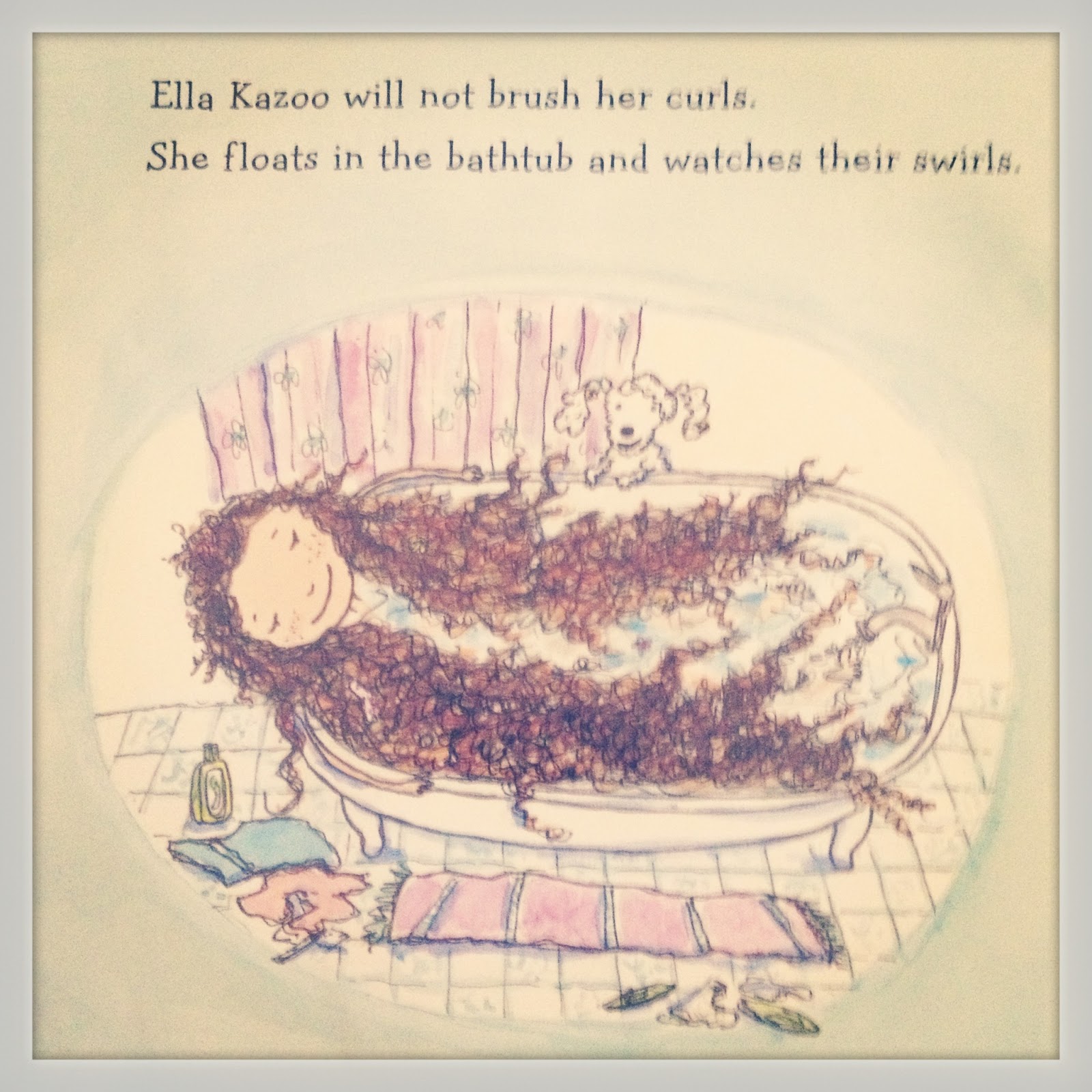 Big Hair and Books Ella Kazoo Will NOT Brush Her Hair