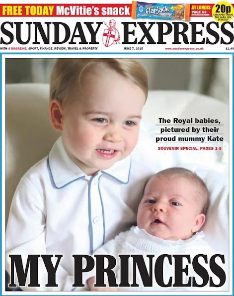 Kensington Palace on Saturday released the first official portrait of Prince George and his new sister Princess Charlotte. It was taken by Kate Middleton in mid-May. 