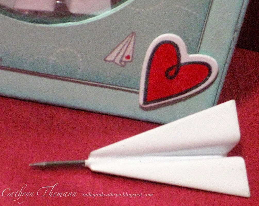 In the Pink, Designs by Cathryn Paper Airplane Gift Bag and Tag
