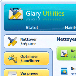 capture d'écran de Glary Utilities