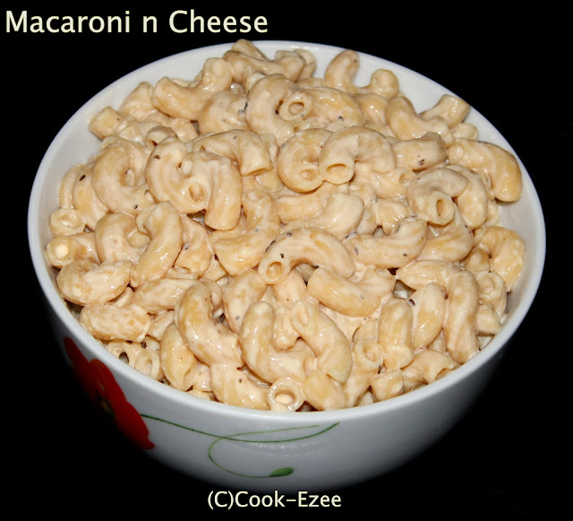 COOKEZEE Whole Wheat Macaroni and Cheese topped with scrambled egg