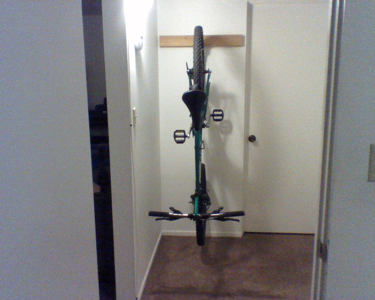 Sergei's blog Homemade DIY bike wall hanger rack